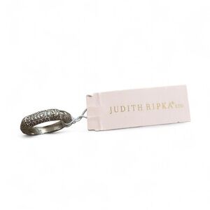 Judith Ripka Silver Textured Ring